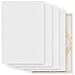 ARTEZA Stretched Canvas, 24 x 36 Inches, Pack of 5, Blank White Large Canvas for Painting for Acrylic, Oil and Gouache Paints