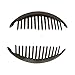 6.5 Inch Interlocking Banana Hair Clip - Set of 3 - Tortoise