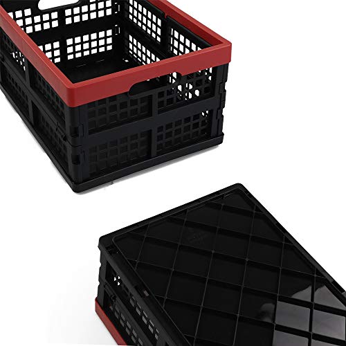 Qqbine 16 L Milk Storage Crates, Collapsible Plastic Crates, 4 Packs Pricepulse
