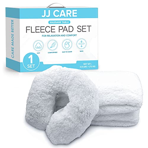 JJ CARE PREMIUM MASSAGE TABLE FLEECE PAD SET...