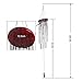yazi Outdoor Wind Chimes 27 Silver Tubes Home Garden Noisemaker