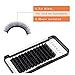 TDANCE Classic Lash Extensions Flat Lashes Eyelash Extensions 0.15mm C Curl Ellipse Eyelash Extensions 8-15mm Mixed Black Matte Individual Lashes Salon Use(Flat,C-0.15,8-15mm)