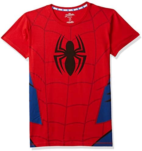Spiderman By Kidsville Boy's Regular fit T-Shirt