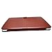 Macbook Air 13 inch Case, IWAVION Premium Quality PU Leather Sleeve Folio Cover with Magnetic Closure Protective Case for Apple MacBook Air 13.3 Inch (Models: A1466 and A1369), Brown