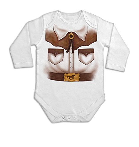 Cowboy Costume Long Sleeve Baby Grow