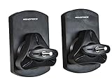 Monoprice Low Profile 22 lb. Capacity Speaker Wall Mount Brackets (Pair) Black