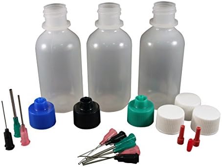 Arts & Crafts Kit with 2 oz Bottles & Blunt Dispensing Tips. (Non sterile/Non Medical)