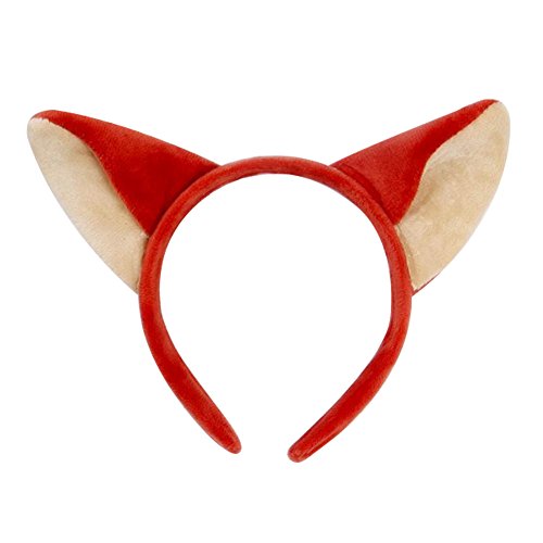 DJHbuy Plush Fox Ears Headband Hairband Headpiece Xmas Halloween Party Cosplay Accessory