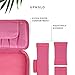 Makeup Travel Bag by UP&GLO | 3-in-1 Makeup Brush Case Bag, Fits Full-Size Brushes & Palettes, Premium Cosmetic Bags, Vegan, Ultimate Makeup Organizer Travel Bag, Adjustable Dividers, No-stick Zipper
