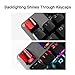 Fitlink Esc Keycaps, Customized Durable Stainless Steel Metal Mechanical Keycap with Key Puller Compatible with Mechanical Keyboard Cherry Mx Switch 3 Years Quality Warranty(ESC,Red)