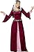 Smiffys Women's Maid Marion Costume, Dress and Headpiece, Tales of Old England, Serious Fun,Red,Plus Size 18-20, 30816
