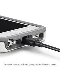 HAIN AUX Media Interface AMI MMI Music Adapter Charge Coiled Cable for Mercedes Benz 6.7 pies (2 metros) longitud estirada