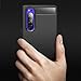AVIDET for Sony Xperia 5 Case, Lightweight Slim Soft Carbon Fiber TPU Cover with Brushed Design Compatible for Sony Xperia 5（Black）