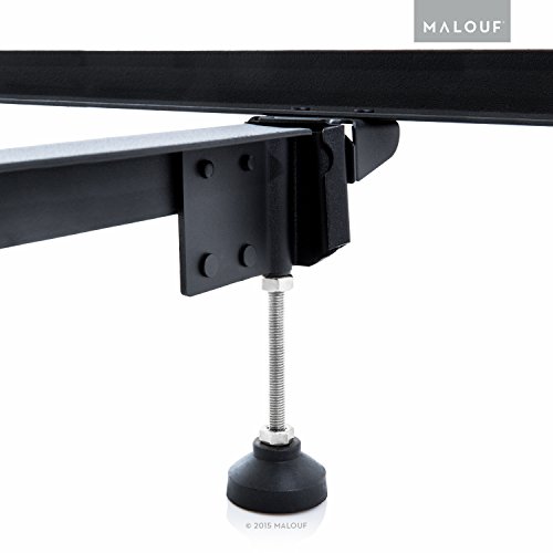 MALOUF Structures STEELOCK Hook-in Headboard-Footboard Heavy Duty Steel Frame-Metal Bed Rails, Full