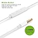 ASCellular 3.5MM Wired Earphone / Earbuds / Headphones + Carry case with remote and microphone for IOS / Android, Smartphone and Tablets