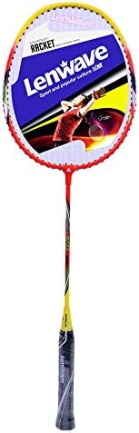 Lenwave Badminton Set Two Aluminum Shaft Badminton Racquet Badminton Racket Set Including Badminton Bag Set of 2