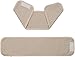 AmazonBasics Room Darkening Blackout Window Curtains with Tie Backs Set, 52