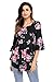 AlvaQ Womens Casual Ruffle Blouses Fashion 2017 Club Work Ladies Juniors Cute Cotton Loose Plus Size Tops Black 2XL