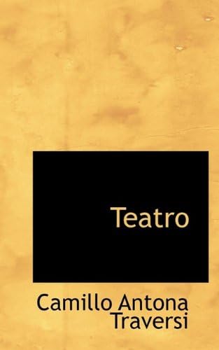 Teatro Paperback – Import, 27 Oct 2009