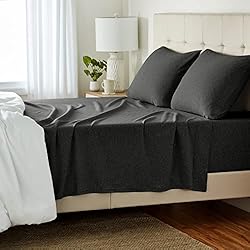Amazon Basics Cotton Jersey 4-Piece Bed Sheet