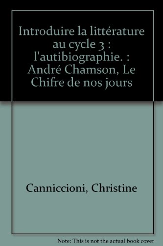 Introduire la littérature au cycle 3