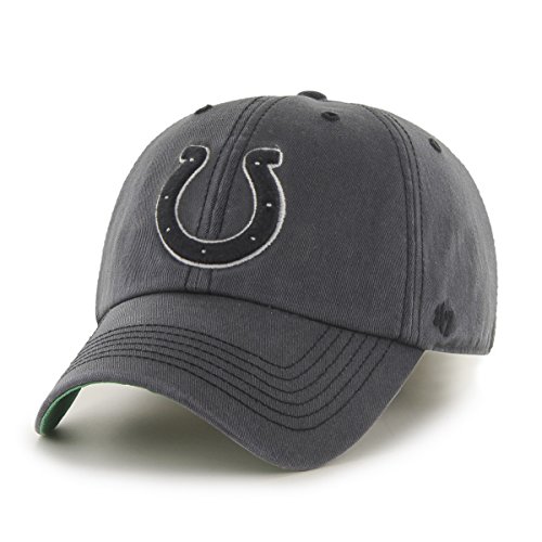 NFL Indianapolis Colts Sachem Franchise Fitted Hat, X-Large, Charcoal