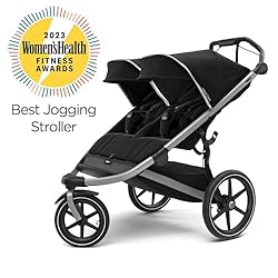 Thule Urban Glide 2 Jogging Stroller, Black/Silver