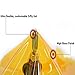 LinkedGo Self Adhesive Golden Yellow Gloss Vinyl Headlight Foglight Tail Tint Wrap (12