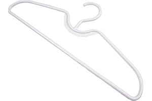 Short Neck Hangers for Space Saving Closet Organization, Anti-Slip Plastic Clothes Hangers Lightweight for Durable for Shirts