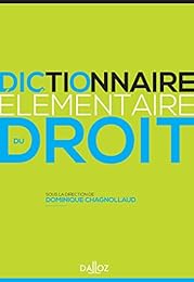 Dictionnaire élémentaire du droit