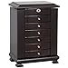 Best Choice Products Handcrafted Wooden Jewelry Box Organizer Wood Armoire Cabinet Storage Chest Espresso