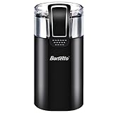 Coffee Grinder Electric,Barsetto150W Powerful Blade Coffee Bean & Spice Grinder with 12 Cups Large Grinding Capacity for Dry Spices, Nuts, Seeds, Beans, Stainless Steel Blades, Black ...