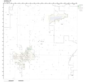 Amazon.com: ZIP Code Wall Map of Winfield, KS ZIP Code Map Not