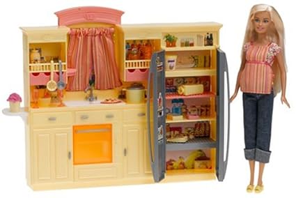 barbie kitchen set in amazon