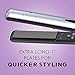 Wazor Hair Straightener and Curler Professional Ceramic 2 in 1 Flat iron Instant Heat Up with Automatic Shut Off（60 min）and Digital LCD Display, Adjust Temperature from 284℉ to 446℉thumb 3