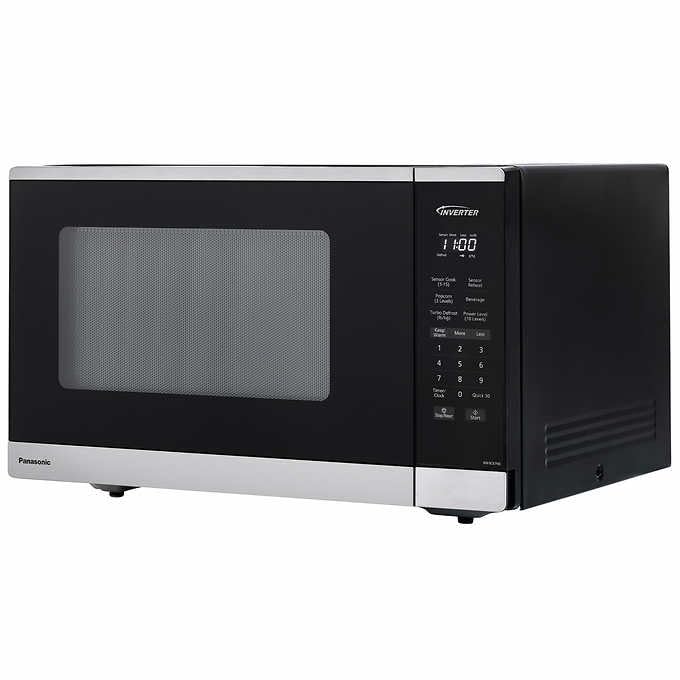 Panasonic 1.3 cu. ft. Inverter Microwave, 1200W - NN-SC67NS (Renewed)