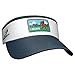 Headsweats Bigfoot I Believe Super Visor, One Size, Black/Orange