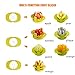 Apple Corer and Divider, GIPTIME 4-in-1 Mango Slicer Tomato Cutter with Common Base, Kitchen Fruit Corer Slicer Cutter with 8 Fruit Forks for Apple, Mango, Orange, Gift for Mother and Wife