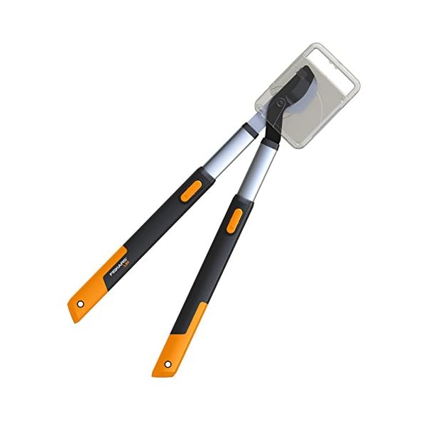 Fiskars SmartFit Bypass-Teleskop-Astschere für frisches Holz, Antihaftbeschichtet, Gehärteter Präzisionsstahl, Grifflänge: 66 bis 90 cm, Schwarz/Orange, L86, 1013564 – Bild 8