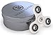 New 2017 WHITE Tri Hand Spinner Fidget Toy Game from DolKra | Removable Bearing | Rounded Edges | Ultra Durable High Tech | Increase Focus | Stress Relief - ADHD and Anxiety | twiddle desk fidget toy
