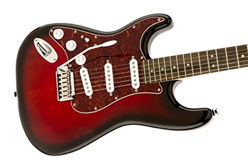Squier by Fender Standard Stratocaster Beginner Electric Guitar - Antique Burst - Left Burst