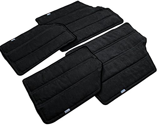 YOCTM Car Interior Rear Window and Roof Mesh Hardtop Heat Insulation Cotton Kit for Jeep Wrangler 2012 Up Car Styling (Black) - Thumbnail 4