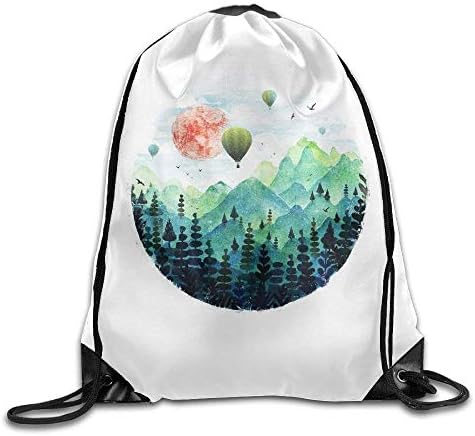 GDESFR Classic Friendly Cute Forest Spirits Sports Drawstring Bags Adult Birthday Gift
