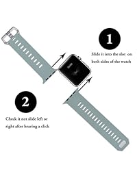 Langte correa para reloj Apple 42 mm 38 mm, correa de reloj Apple para reloj serie 3, serie 2, serie 1, deportivo, edición, S   M, M   L