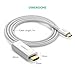UGREEN USB C to HDMI Cable 4K USB Type C to HDMI Adapter Cable Thunderbolt 3 Compatible for MacBook Pro,Samsung S9 S8 Plus Note 8,Huawei Mate 10 Pro, Lenovo Yoga 900, Google Chromebook Pixel 3FT