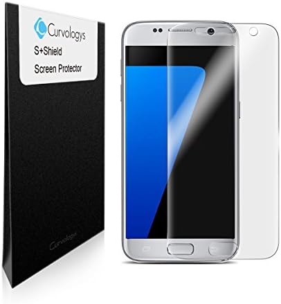 Galaxy S7 Screen Protector [Full Screen Coverage][Case Friendly], Curvologys S+Shield Samsung Galaxy S7 Anti-Fingerprint Scratch-proof Ultra HD Film - Lifetime Replacements