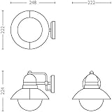 Philips Hoverfly Outdoor Wall Light IP44 Black Aluminium E27 Sold Separately view 3