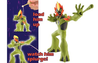 Swamp Fire 6 Inch Dna Alien Heroes Ben 10 Figures [Toy]