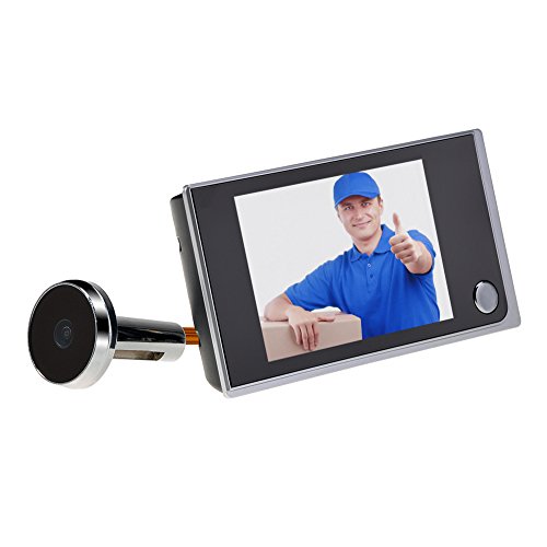 Ggs 3.5 inch lcd display digital video door peephole viewer 120 w…