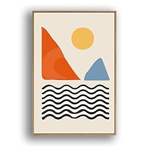 Framed for Living Room Bedroom Illustrati for